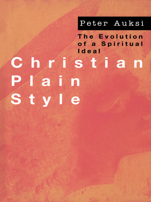 Title details for Christian Plain Style by Peter Auski - Wait list